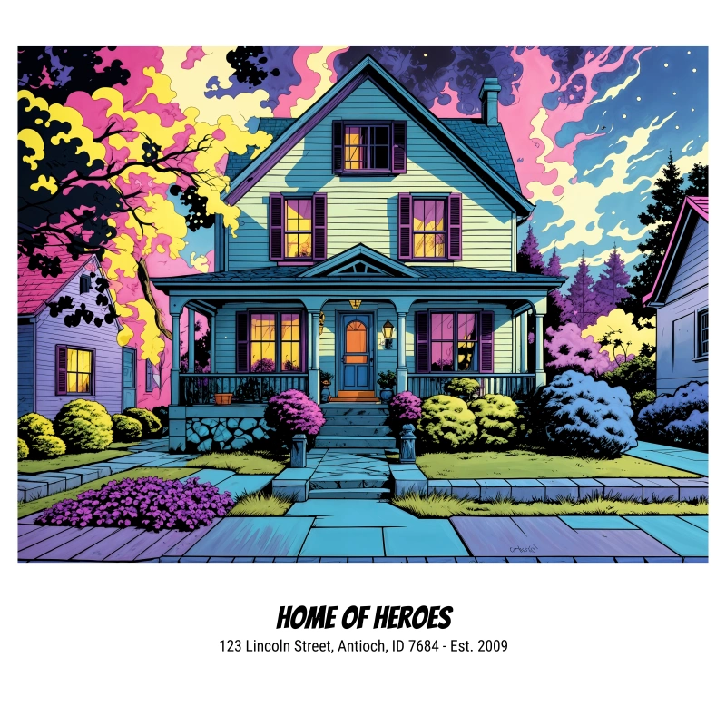 80's Comics: For families of heroes. Great for new homeowners!