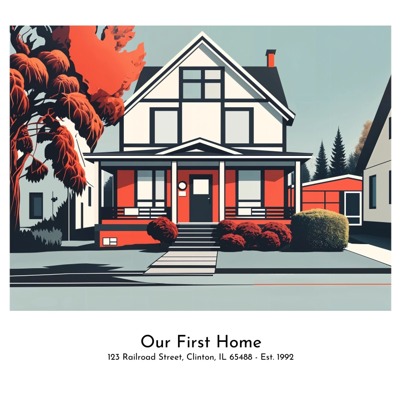 Minimalist Nordic: Simple lines for unique prints.